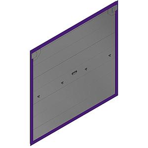  PANEL ALUMINIO COMPLETO FRONTAL BARREDOR L=2.250 mm 